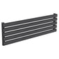 Reina Nevah Single Horizontal Steel Radiator 295 x 1000 - Anthracite