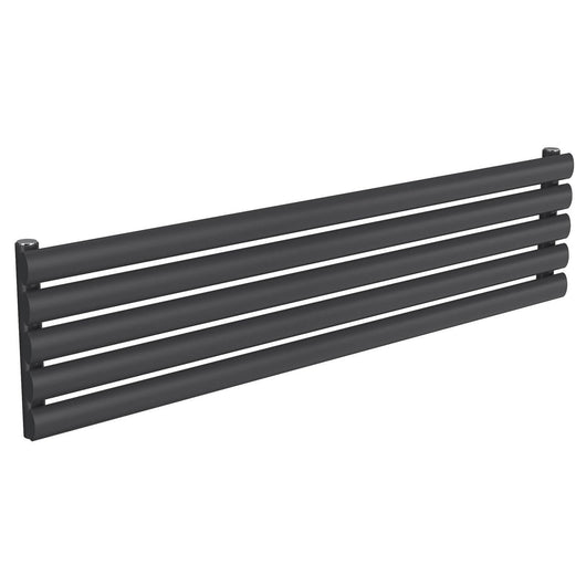  Reina Nevah Single Horizontal Steel Radiator 295 x 1200 - Anthracite