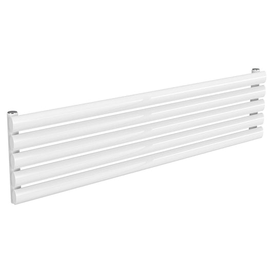  Reina Nevah Single Horizontal Steel Radiator 295 x 1200 - White