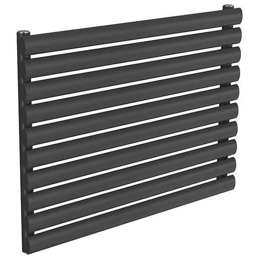  Reina Nevah Single Horizontal Steel Radiator 590 x 800 - Anthracite