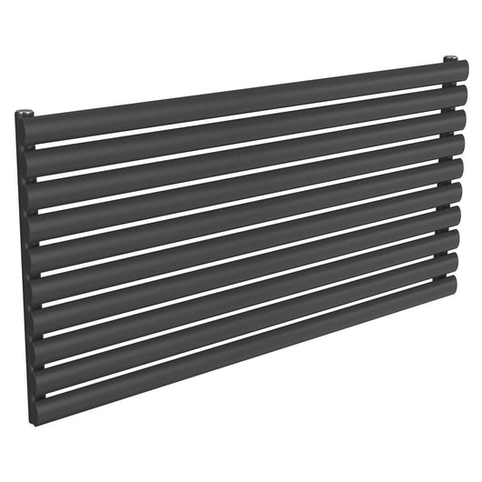  Reina Nevah Single Horizontal Steel Radiator 590 x 1200 - Anthracite