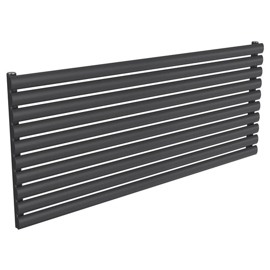  Reina Nevah Single Horizontal Steel Radiator 590 x 1400 - Anthracite