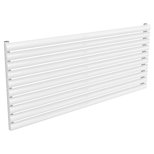  Reina Nevah Single Horizontal Steel Radiator 590 x 1400 - White