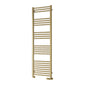 Reina Ottone Vertical Heated Towel Rail - 1600 x 500mm - Brushed Brass - welovecouk
