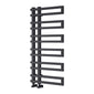 Reina Pietra Vertical Designer Heated Towel Rail - 1100 x 530mm - Anthracite - welovecouk