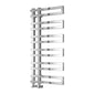 Reina Pietra Vertical Designer Heated Towel Rail - 1100 x 530mm - Chrome - welovecouk