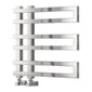 Reina Pietra Vertical Designer Heated Towel Rail - 530 x 530mm - Chrome - welovecouk