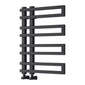 Reina Pietra Vertical Designer Heated Towel Rail - 720 x 530mm - Anthracite - welovecouk