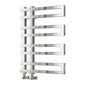 Reina Pietra Vertical Designer Heated Towel Rail - 720 x 530mm - Chrome - welovecouk