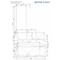Trojan STYLE Walk-in Bath 1800 x 800