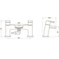 Voss Modern Bath Shower Mixer Tap