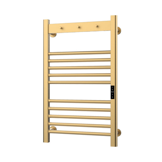  SDG Toro Electric Smart 800x500 Towel Rail - Brushed Brass