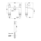 Nuie Vibe Bath Shower Mixer - Chrome - welovecouk