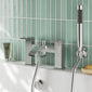Nuie Vibe Bath Shower Mixer - Chrome - welovecouk