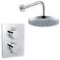 Trisen Curc Concealed Thermostatic Shower Set Chrome - welovecouk