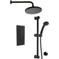 Trisen Nalor Concealed Thermostatic Shower Set - Black - welovecouk