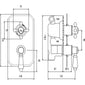 Hudson Reed White Topaz Twin Thermostatic Shower Valve - Brushed Pewter - welovecouk