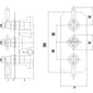 Hudson Reed White Topaz Triple Thermostatic Shower Valve - Brushed Pewter - welovecouk