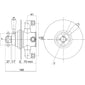 Hudson Reed White Topaz Concealed Dual Shower Valve - Brushed Pewter - welovecouk
