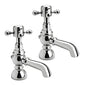 Trisen Formby 2-Tap-Hole Crosshead Basin Pillar Taps - welovecouk