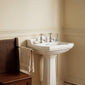 Trisen Formby 2-Tap-Hole Crosshead Basin Pillar Taps - welovecouk