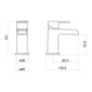 Trisen Warley Standard Mono Basin Mixer - Excludes Waste - welovecouk