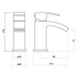 Trisen Knole mono Basin Mixer (no waste) - welovecouk