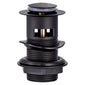 Aquadart Albury & Trisen Lewes Black Freestanding Bath Shower Mixer & Mini Mono Basin Mixer Set