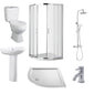 Teramo 700mm Quadrant Shower Enclosure Close Coupled Suite