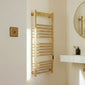 SDG Toro Electric Smart 800x500 Towel Rail - Brushed Brass