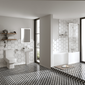 Serene 1600 L-Shaped Complete Shower Bathroom Suite