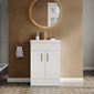 Dulin Floor Standing Vanity Basin Unit - Gloss White - welovecouk