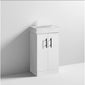 Nuie Mayford 450mm Floor Standing Basin Unit - Gloss White