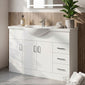Percussion 1200mm Floor Standing Basin Vanity Unit - White - welovecouk