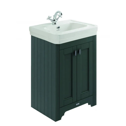  BC Designs Victrion 2-Door Vanity Unit 640mm Wide - Dark Lead - welovecouk