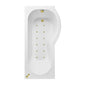 P Shaped Hydrotherapy Air SPA Bath - 1500mm