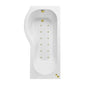 P Shaped Hydrotherapy Air SPA Bath - 1500mm