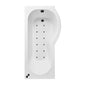 P Shaped Hydrotherapy Air SPA Bath - 1500mm