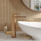 Nuie Windon High Rise Mono Basin Mixer (No Waste) - Brushed Bronze