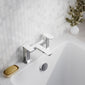 Nuie Windon Deck Mounted Bath Filler - Chrome - welovecouk