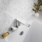 Nuie Windon  Deck Mounted 3 Tap Hole Bath Filler - Chrome - welovecouk