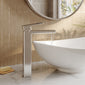 Nuie Windon High-Rise Mono Basin Mixer (No Waste) - Chrome
