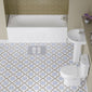 Alpha Complete Bathroom Suite 1600mm with Conway Tap &  Shower Mixer