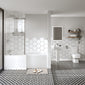 Serene 1600 L-Shaped Complete Shower Bathroom Suite