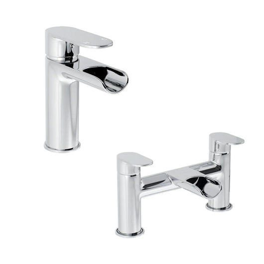  Trisen Ganton Basin Mono and Bath Filler Tap Pack - welovecouk