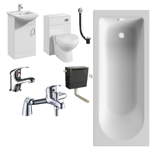  Buckingham Conway 1600 Complete Vanity Bathroom Suite