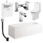 Percussion 1700 Vanity Aria Complete Bathroom Suite - welovecouk