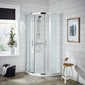 Nuie Ella 700mm Quadrant Shower Enclosure - Satin Chrome