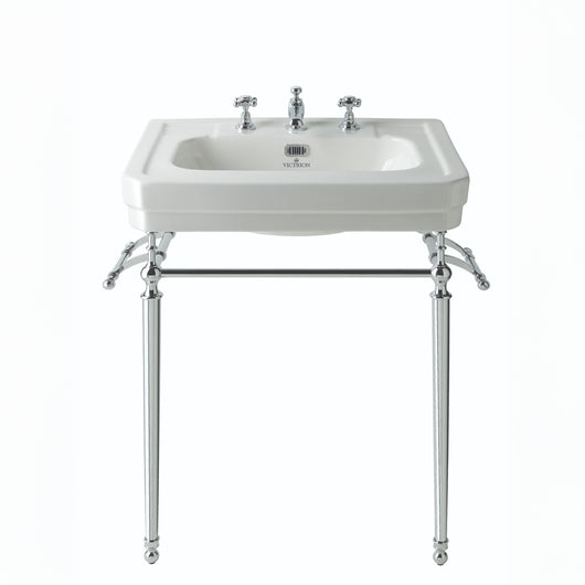  Bayswater Victrion Traditional Basin Washstand 640mm Wide 3 Tap Hole