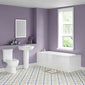 Crystalline 1600 Complete Bathroom Suite with Conway Tap Pack